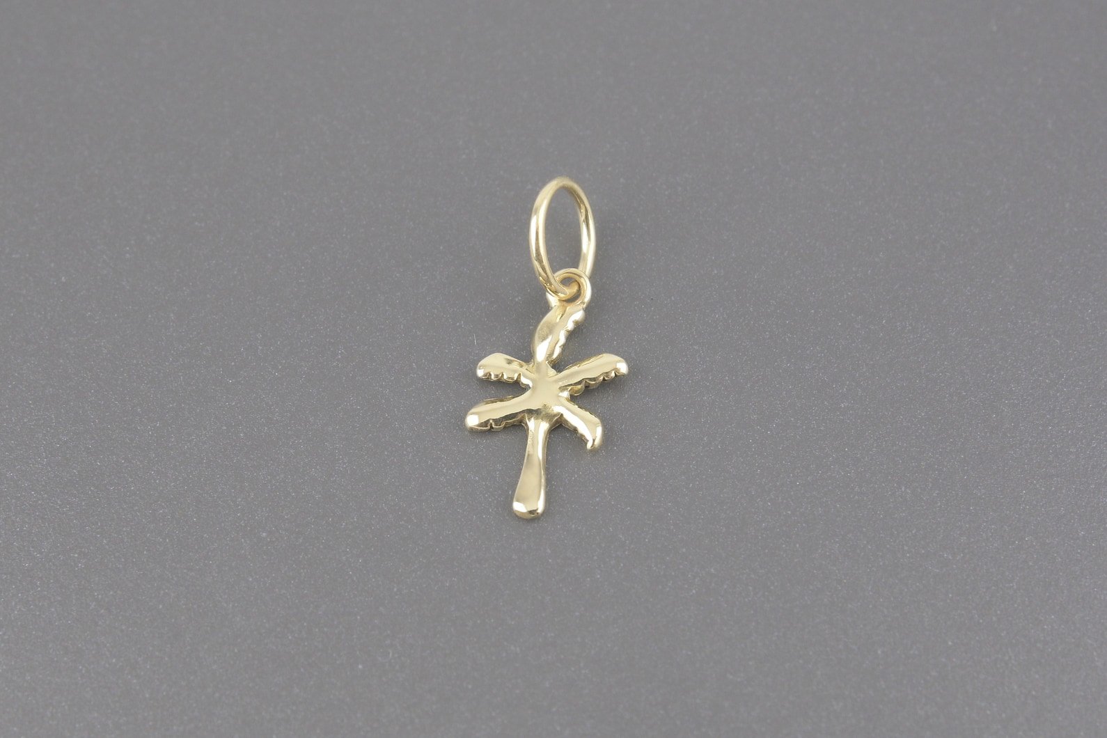 Pingente/Berloque Palmeira em Ouro Amarelo 18k