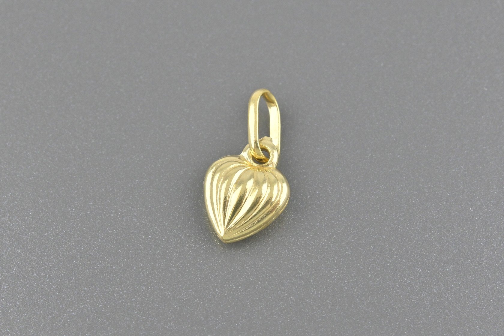 Pingente Coração em Ouro Amarelo 18k