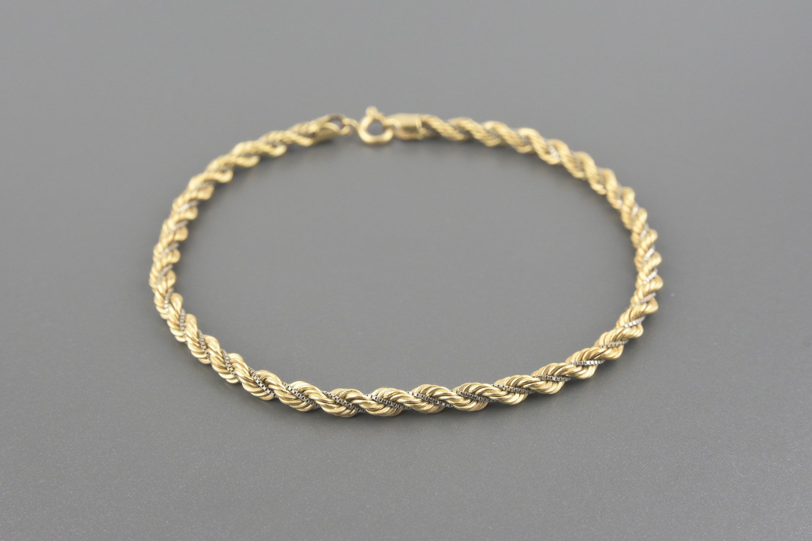 Pulseira em Ouro Amarelo e Branco 18k