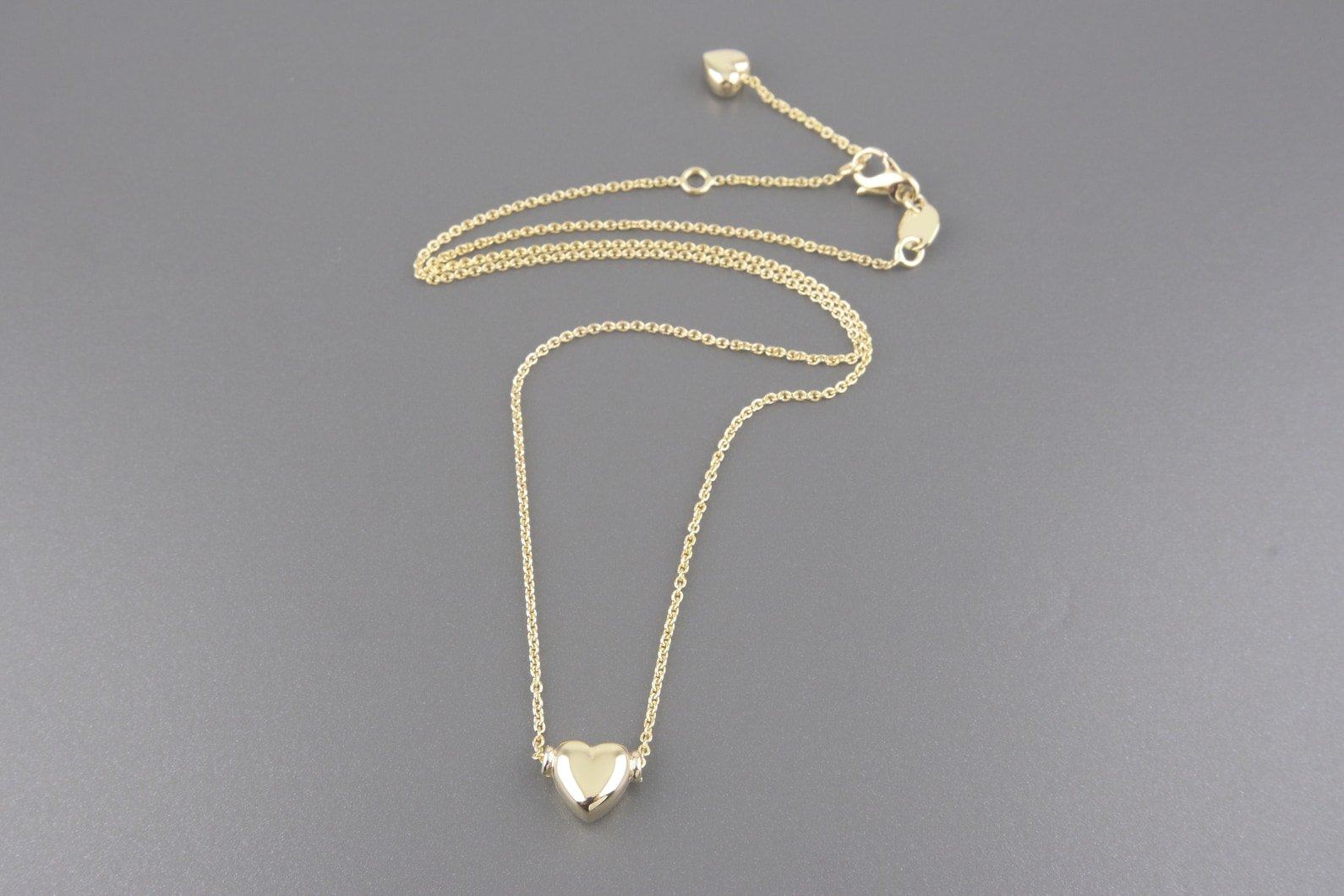 Colar Coração em Ouro Amarelo 18k
